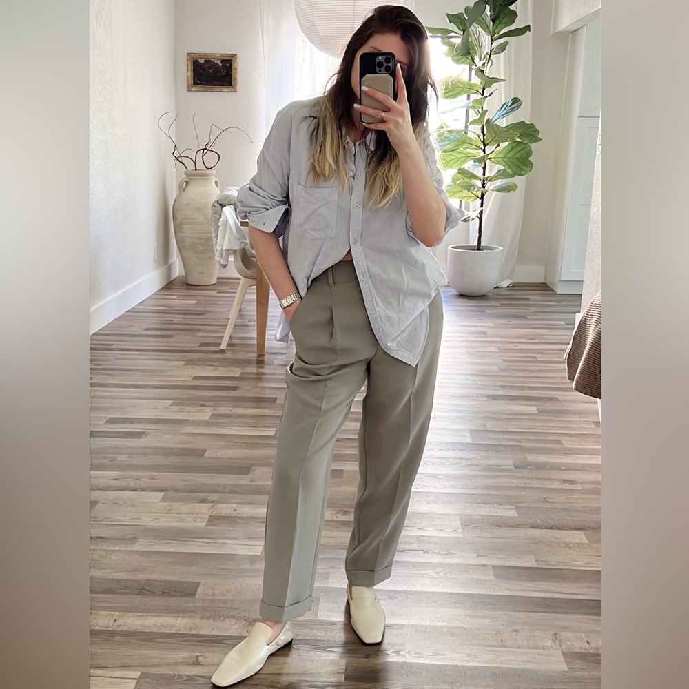 High-Waisted Trousers - image 1